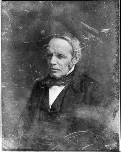 [Azariah C. Flagg, half-length portrait, three-quarters to the left]