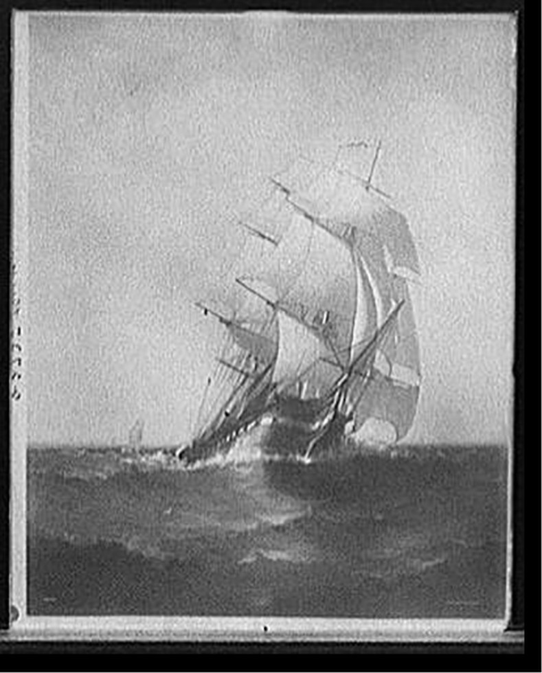 [Old Ironsides, U.S. frigate Constitution, built 1797], c[between 1900 and 1912] — historic photograph