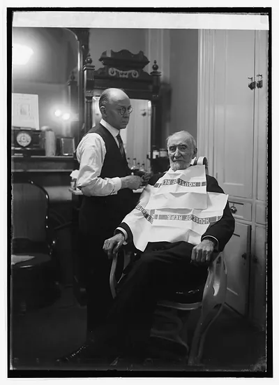 Cameron being shaved, [2/26/23]