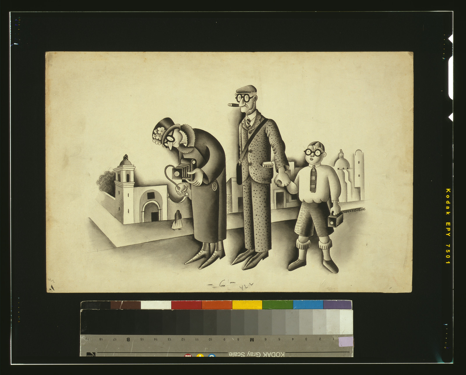 [Babbitry abroad], [1927] — historic drawing
