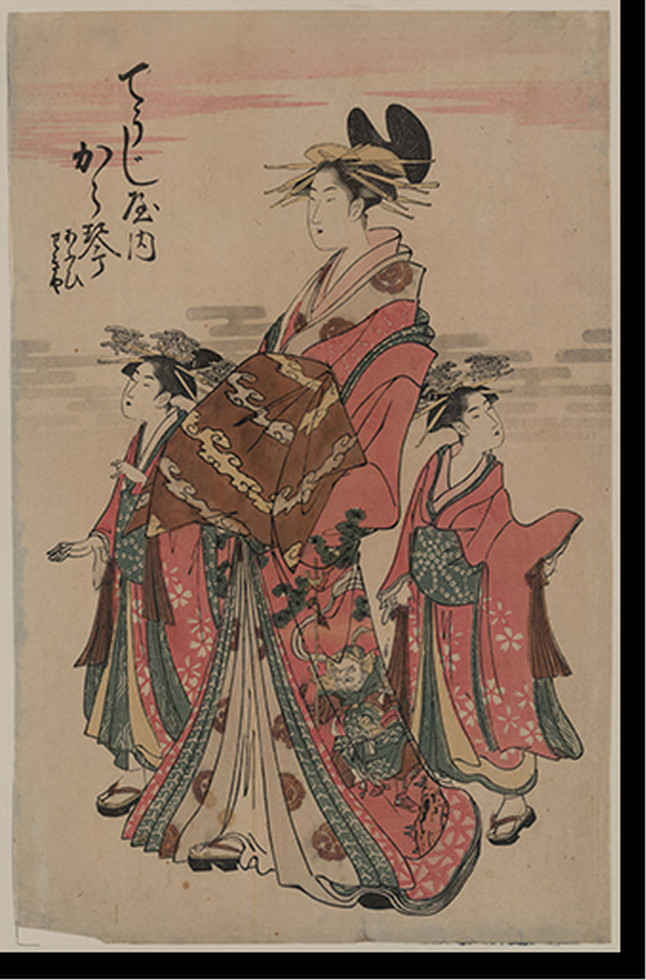 Antique Photo Print - Japanese Ukiyo-e print - Great Gift for History (3), 1750 — historic photograph