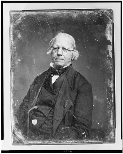 [Unidentified man with spectacles, half-length portrait]