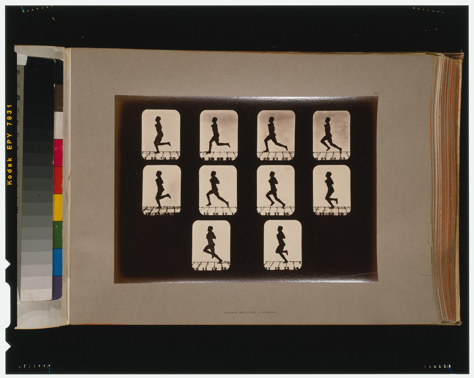 Athletes. Running, [San Francisco] : Muybridge, c1881. — historic photograph