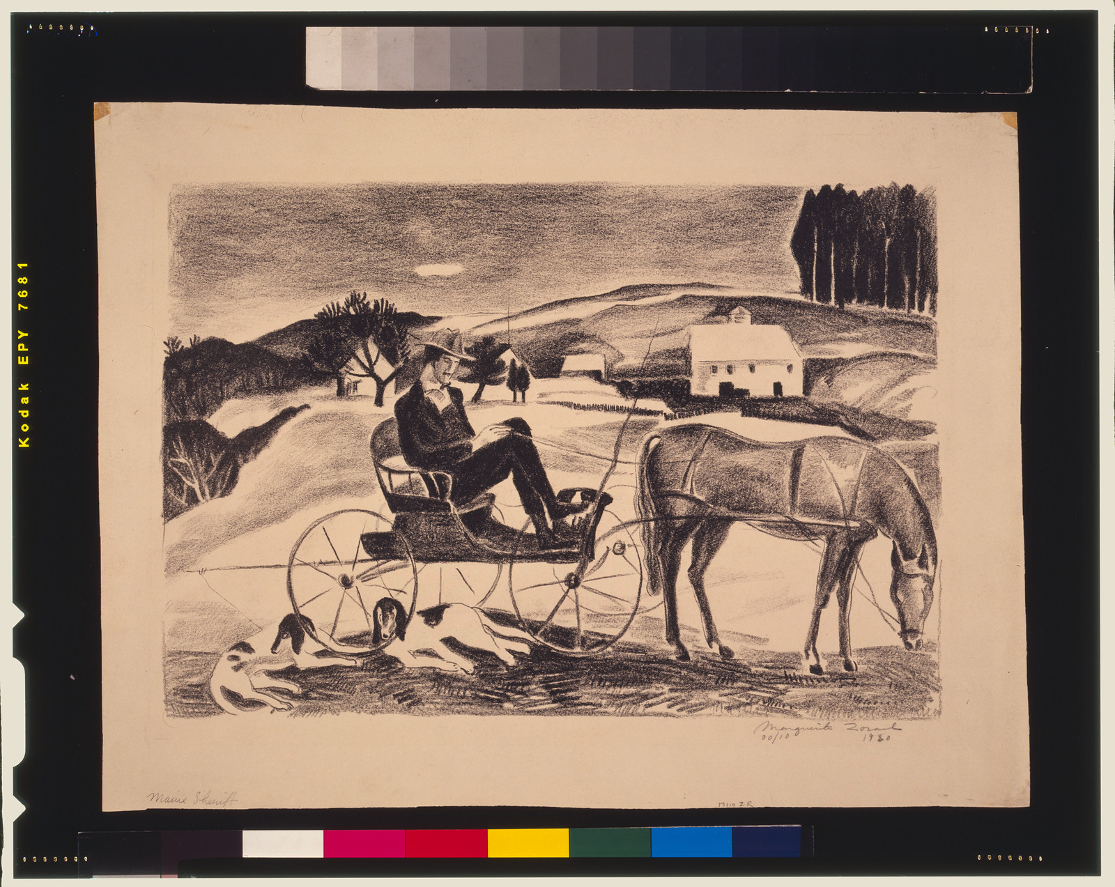 Maine sheriff / Marguerite Zorach . — antique lithograph