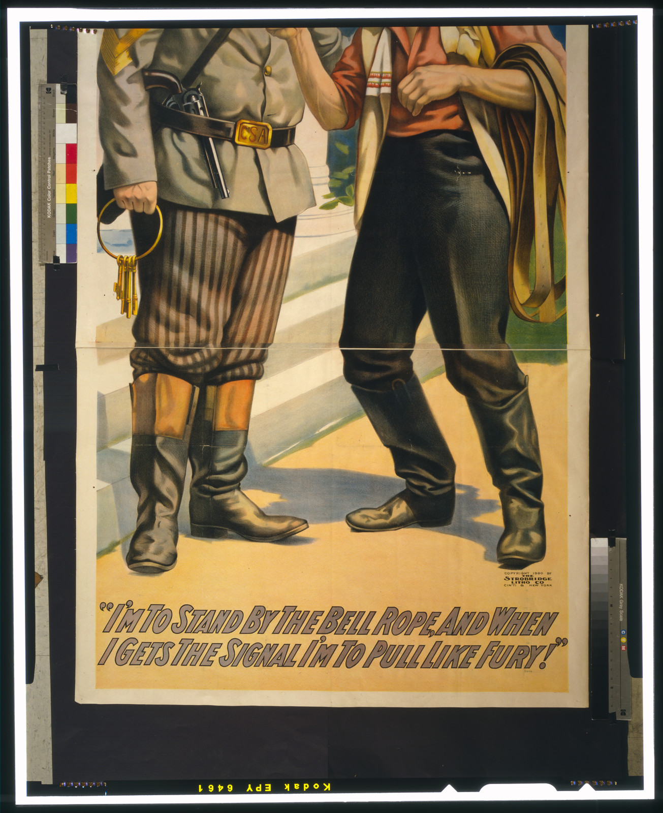 Naughty Anthony., Cincinnati ; New York : Strobridge Litho. Co., c1900. — vintage poster