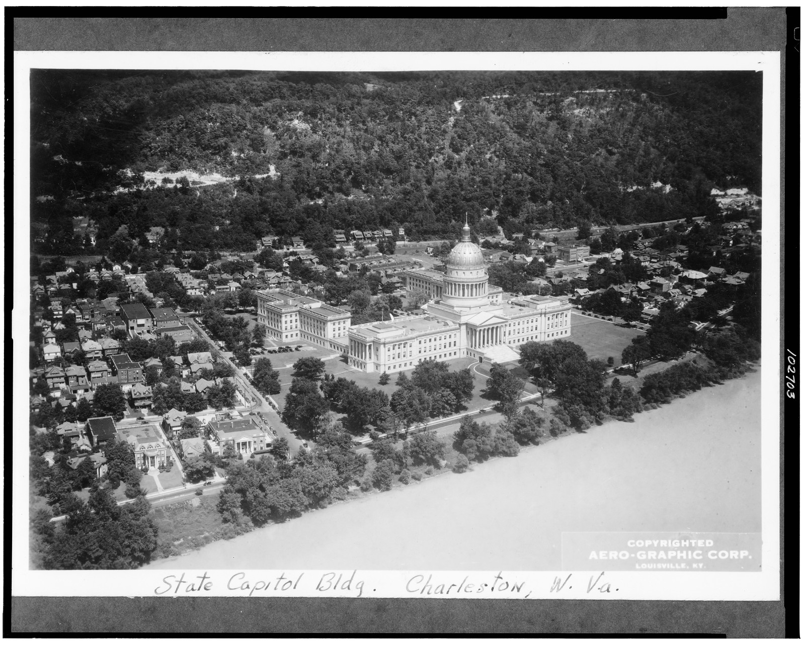 West Virginia, Charleston, State Capitol building, c1934. — historic photograph