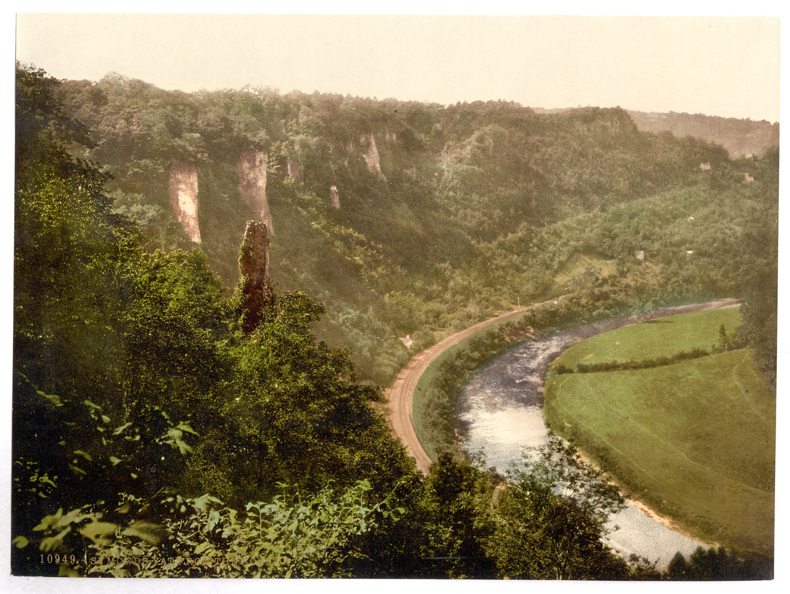 From the Rock II. Symonds Yat England, [between ca. 1890 and ca. 1900]. — historic print
