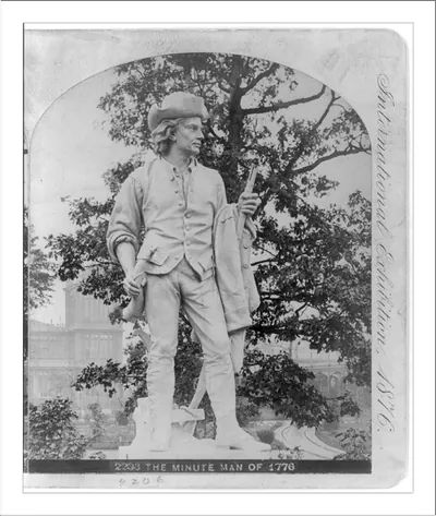 [Centennial Exhibition, Phila. 1876]: The Minute Man of 1776 [Statue] no. 2203
