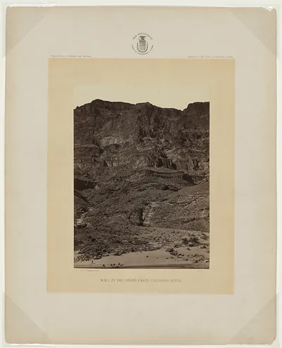 Wall in the Grand Canon, Colorado River