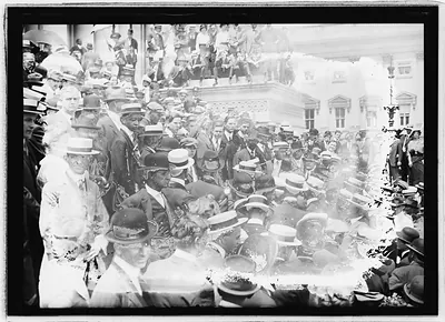 Coxey's army, 1914 on Capitol steps, [Washington, D.C.]