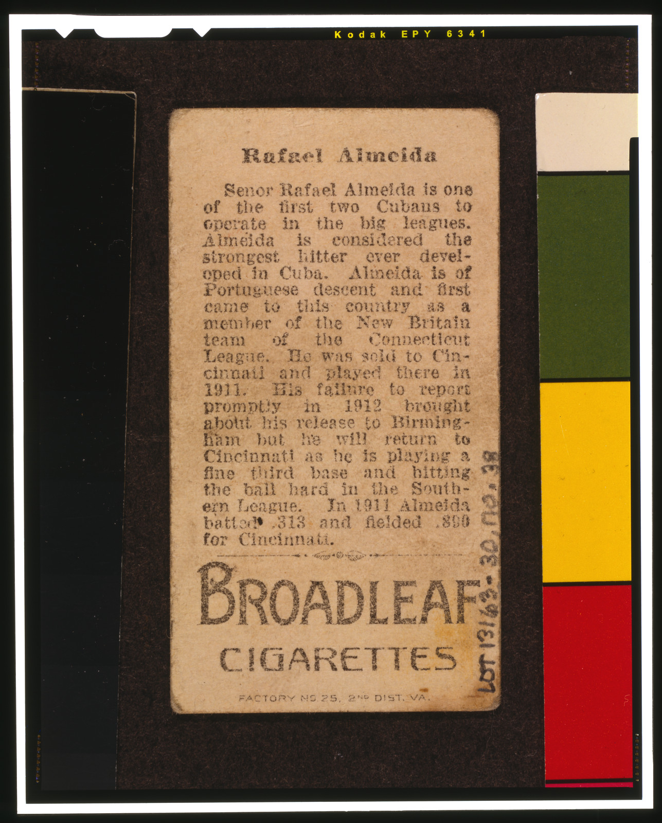 Brown Backgrounds (T207), 1912 — historic print