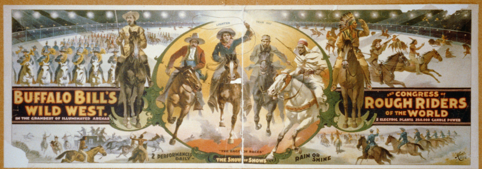 Buffalo Bill's Wild West and Congress of Rough Riders of the World, New York : Springer Litho. Co., [no date recorded on caption card] — vintage poster