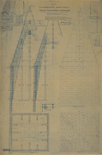 "Washington Monument--Project For A Marble Pyramidion"