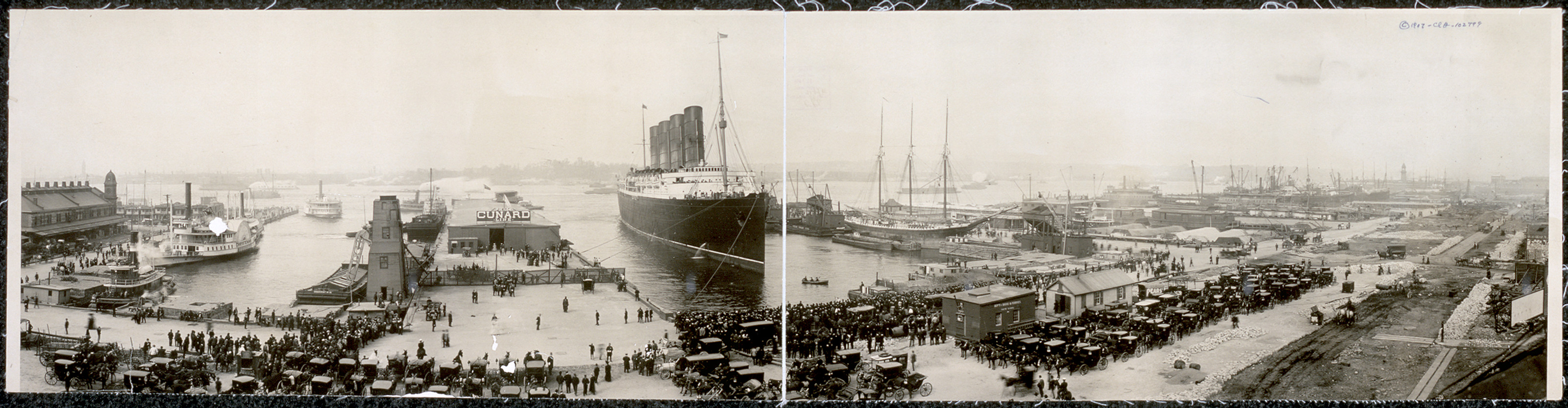 New York The Lusitania, 1907, 1907 — historic image