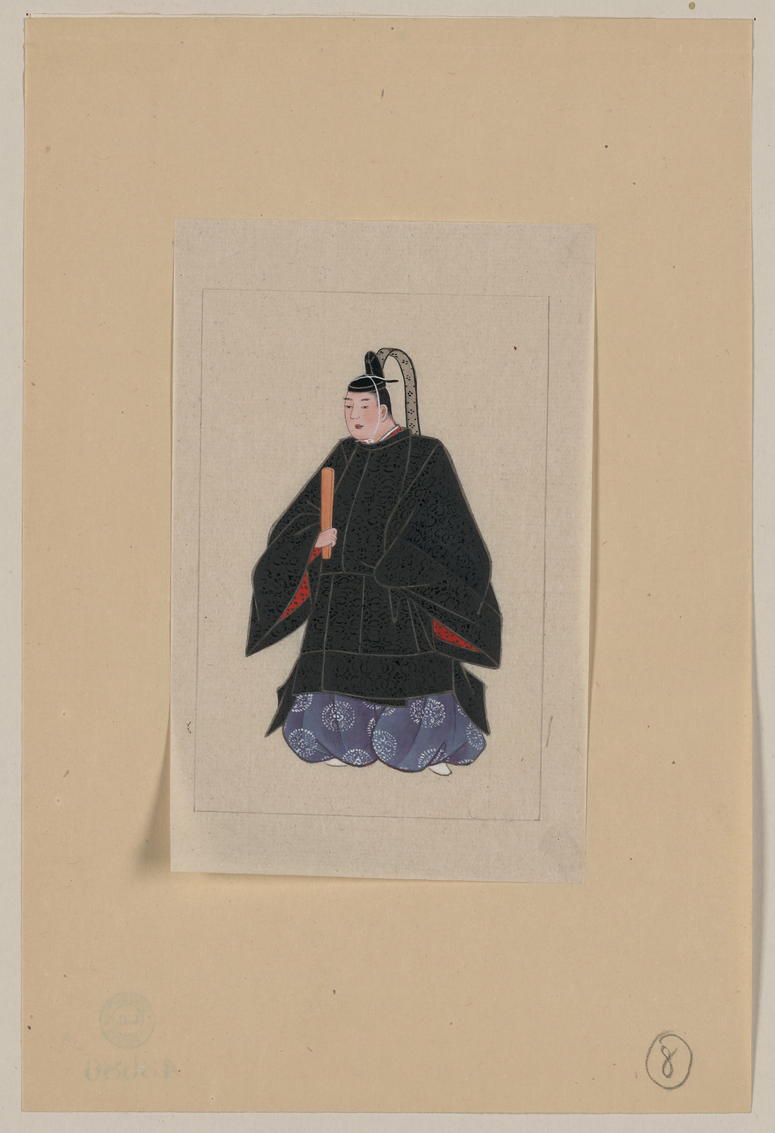 [Japanese drawing], 1750 — historic drawing