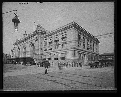 [New York Central Railroad station, Albany, N.Y.]