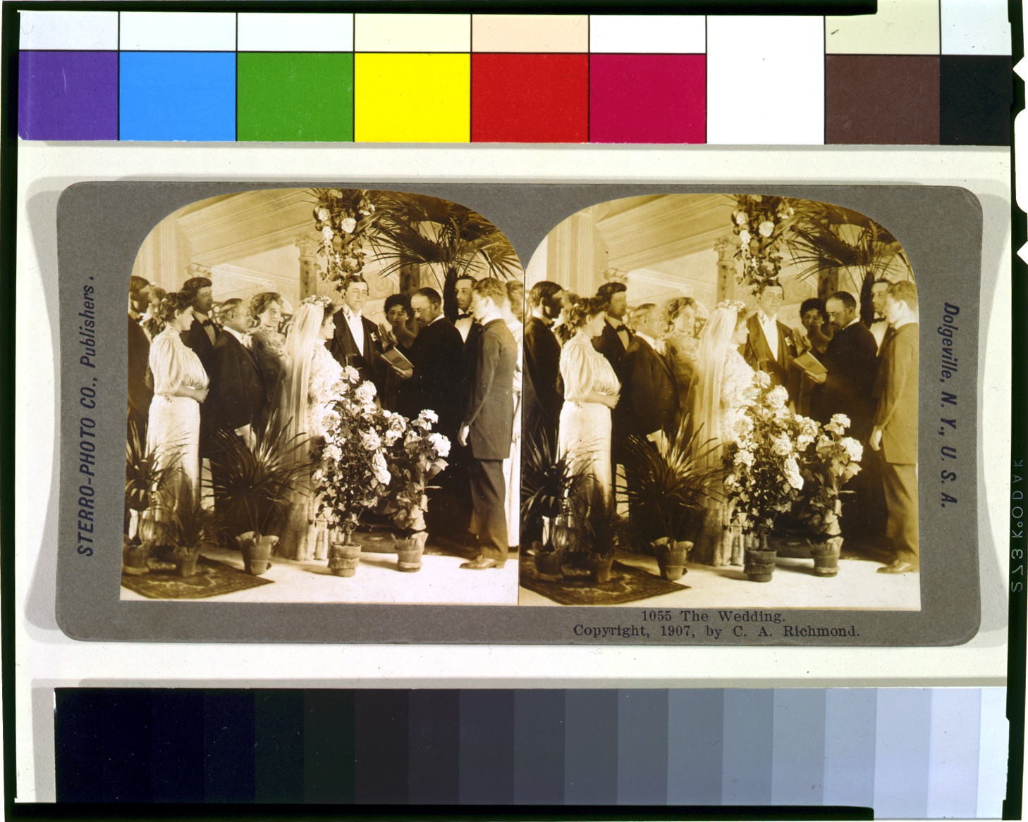 The wedding, Dolgeville, N.Y., U.S.A. : Sterro-Photo Co., publishers, c1907. — historic photograph