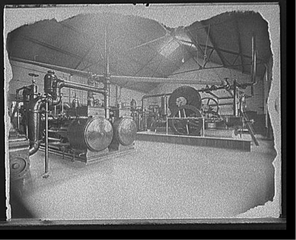 [Hiram Walker & Sons, engine room, Walkerville, Ont.], [between 1895 and 1899] — historic photograph