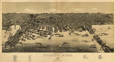 Duluth, Minnesota, 1887