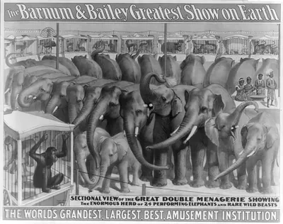 The Barnum and Bailey greatest show on earth--The world's grandest, largest, best, amusement institution