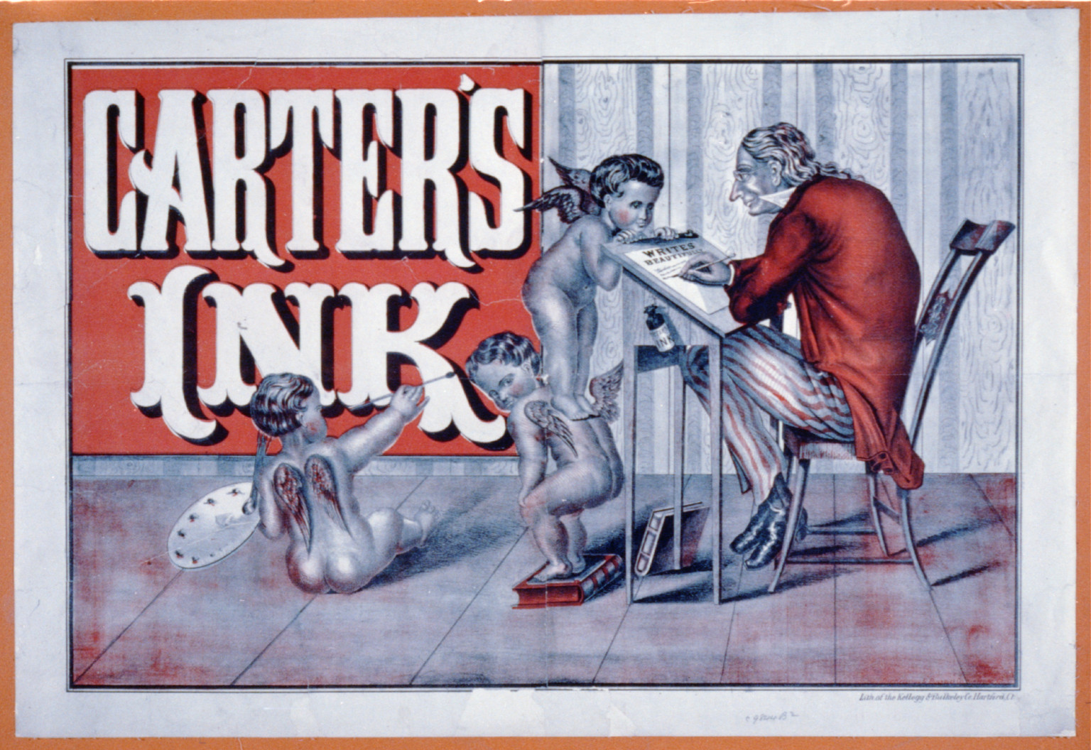 Carter's ink, Hartford : Kellogg & Bulkeley Co., [189-] — vintage poster