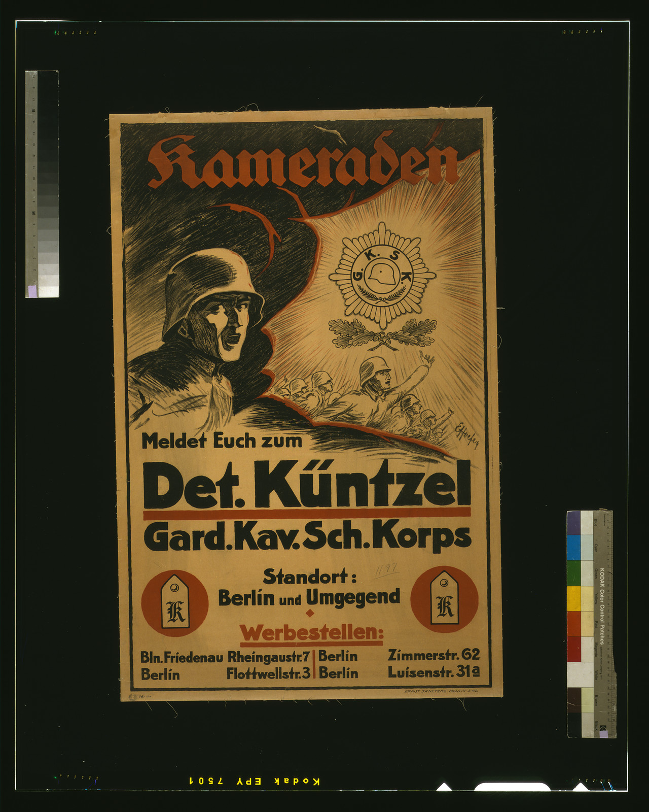 Kameraden meldet euch z, 1918 — historic image