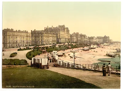 The Parade from the Wish Tower Eastbourne England