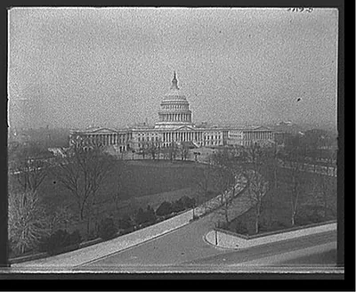[United States Capitol from Library of Congress, Washington, D.C.]