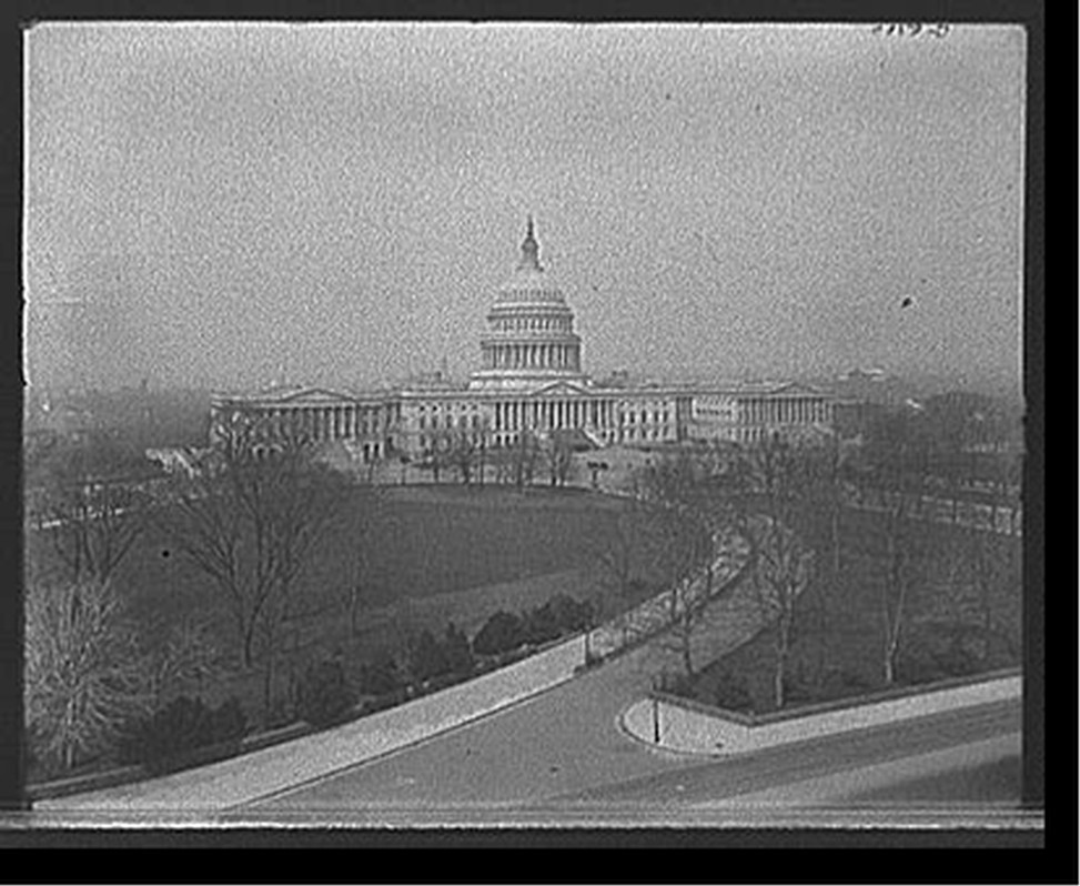 [United States Capitol from Library of Congress, Washington, D.C.], [between 1905 and 1915] — historic photograph