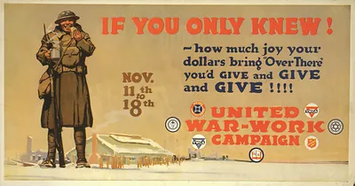 If You Only Knew! United War-Work Campaign poster