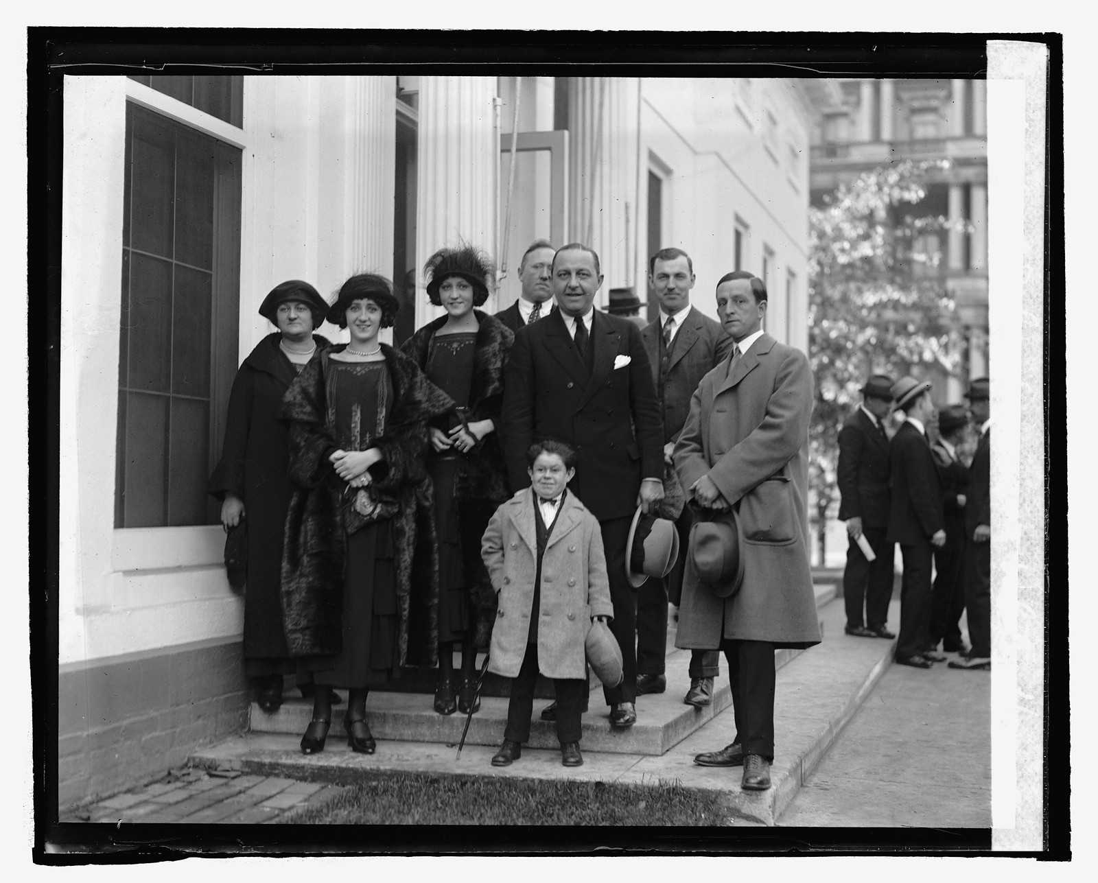 Al Jolson's gang at White House, [1924] — historic photograph