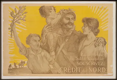 Pour le retour du soldat vainqueur, souscrivez au Crédit du Nord