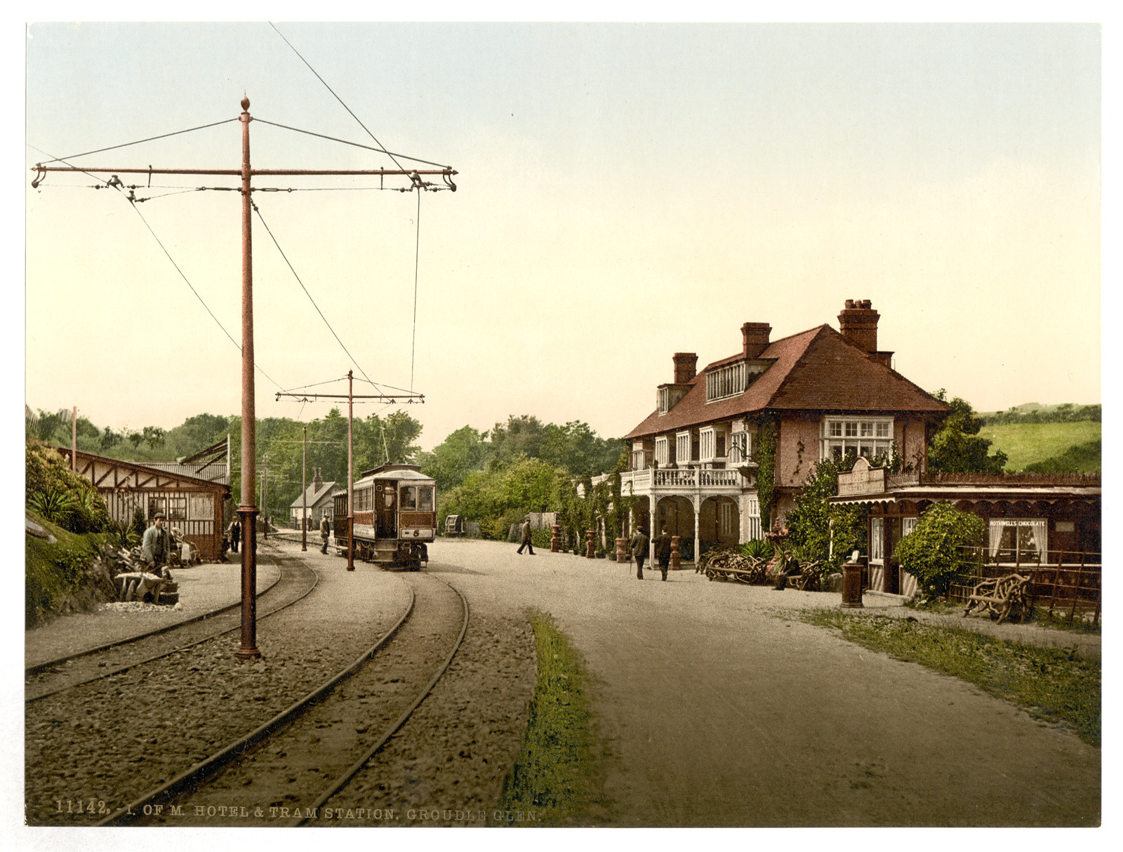 Groudle Glen Hotel and tram station Isle of Man England, [between ca. 1890 and ca. 1900]. — historic print