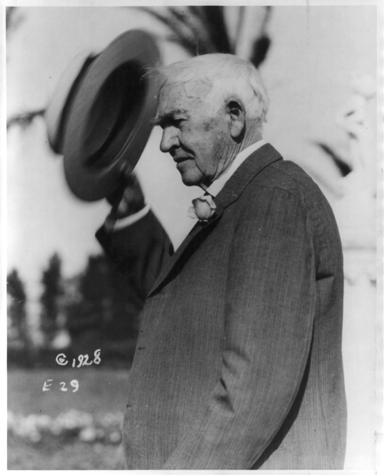 Thomas Alva Edison, 1847-1931, c1928. — historic photograph