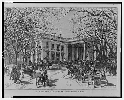 The White House, Washington, D.C. / photographed by L.E. Walker.