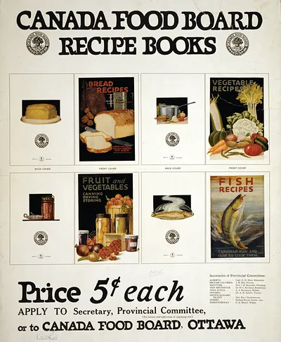 Canada Food Board recipe books