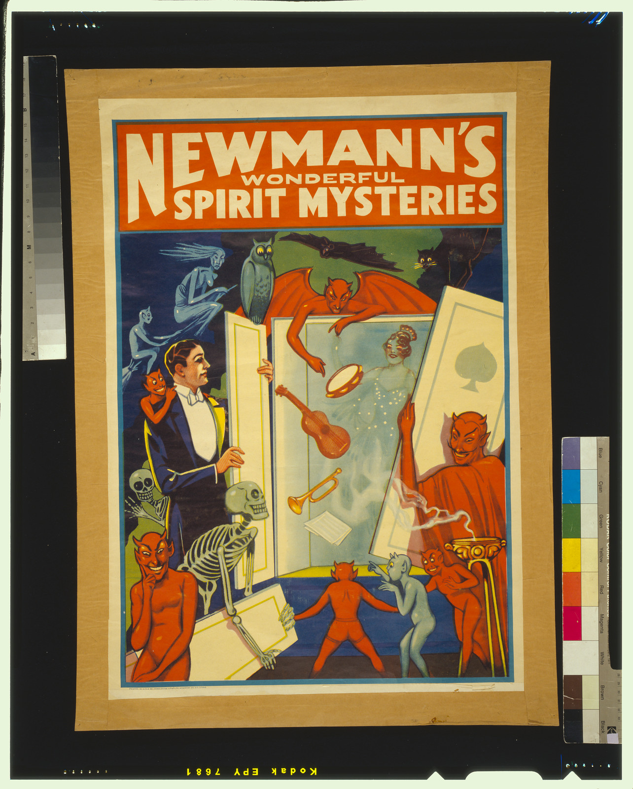 Newmann's wonderful spirit mysteries, Newport, KY. : Donaldson Litho. Co., [1911?] — vintage poster