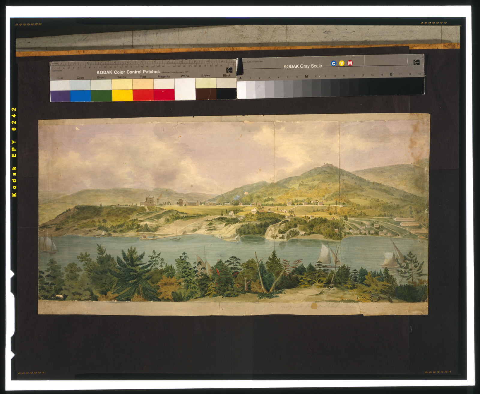 West Point from Constitution Island, [ca. 1820] — historic drawing