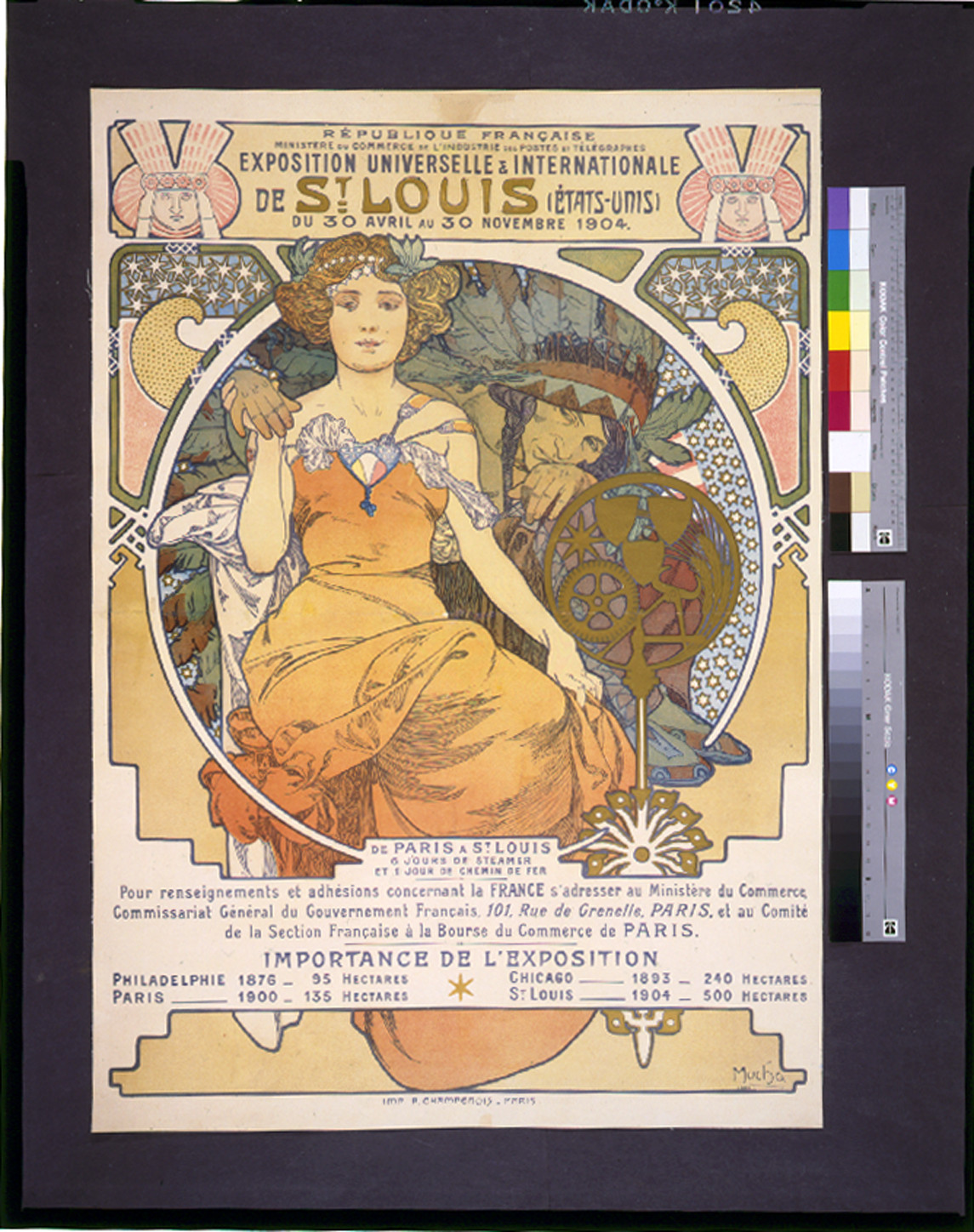 Exposition Universelle & Internationale de St. Louis (États-Unis) du 30 Avril au 30 Novembre 1904 / Mucha., Paris : Imp. F. Champenois, 1903. — vintage poster