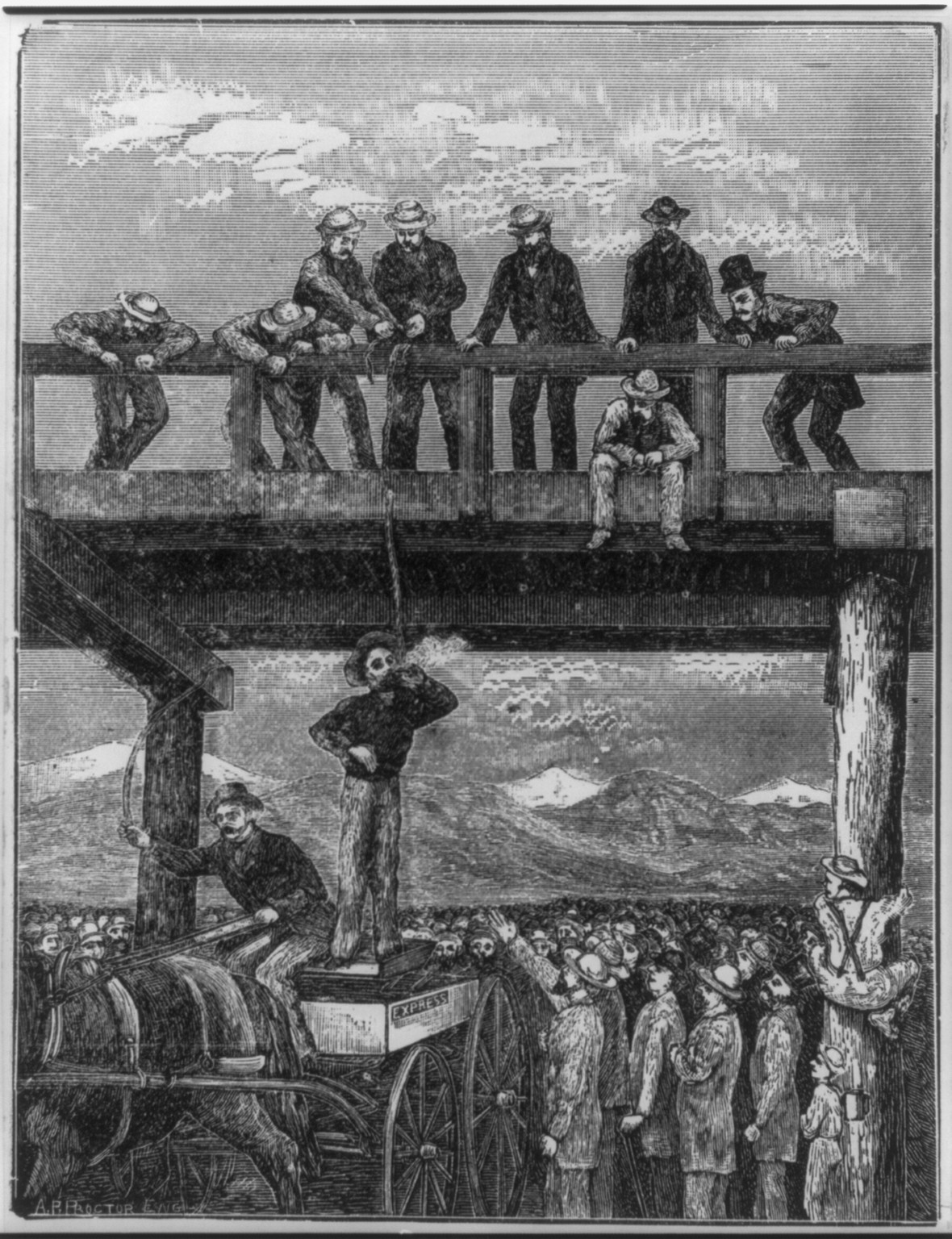 [Lynching of Musgrove] — historic print