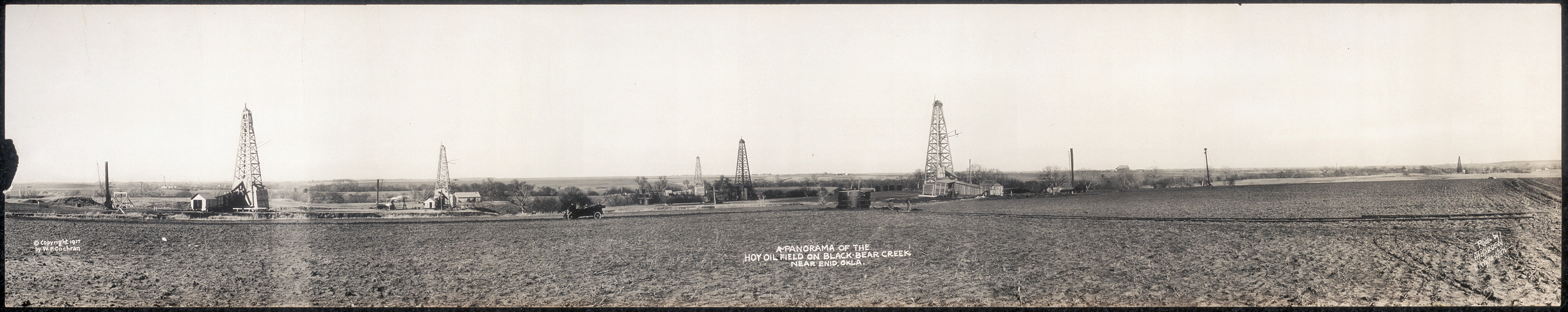 Ok 1917 Black Bear Creek near Enid, Oklahoma, 1917 — historic image