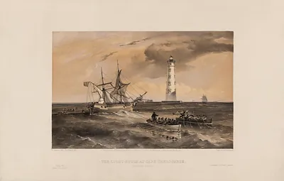 he light-house at Cape Chersonese - looking south / W. Simpson del. ; T.G. Dutton lith.