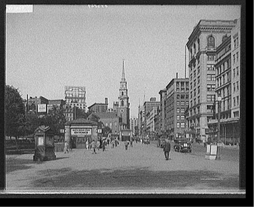 [Tremont Street and the mall, Boston, Mass.], c[between 1910 and 1920] — historic photograph