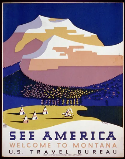 See America Welcome to Montana / R. Halls.