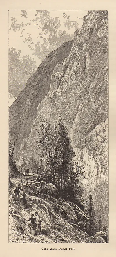 Cliffs above Dismal Pool