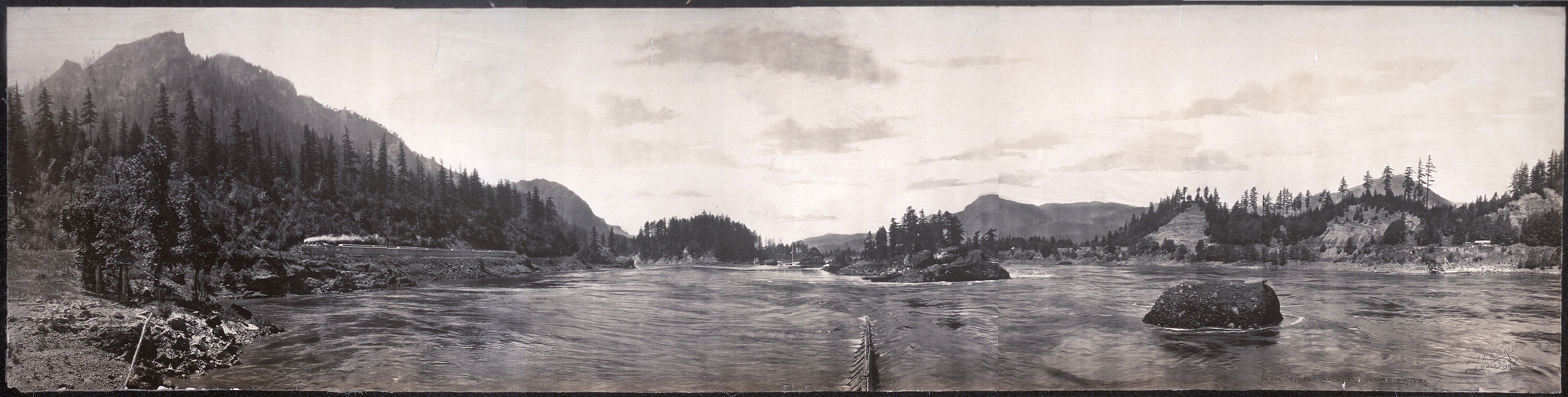 Middle Cascades, Columbia River, Oregon, 1906, 1906 — historic image
