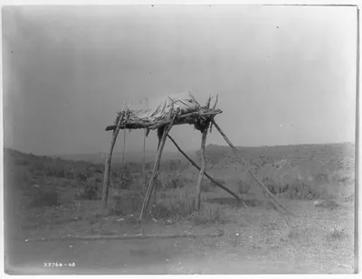 A burial platform--Apsaroke