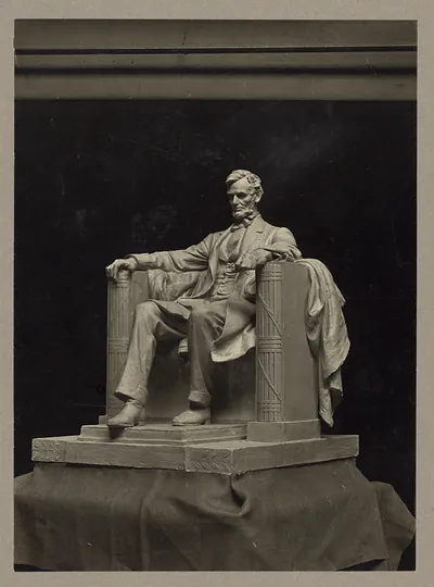 Working Model For Statue Of Abraham Lincoln, Sculpted By Daniel C. French