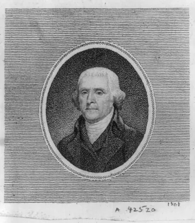 [Thomas Jefferson, Pres., U.S., head and shoulders, facing left, in oval]