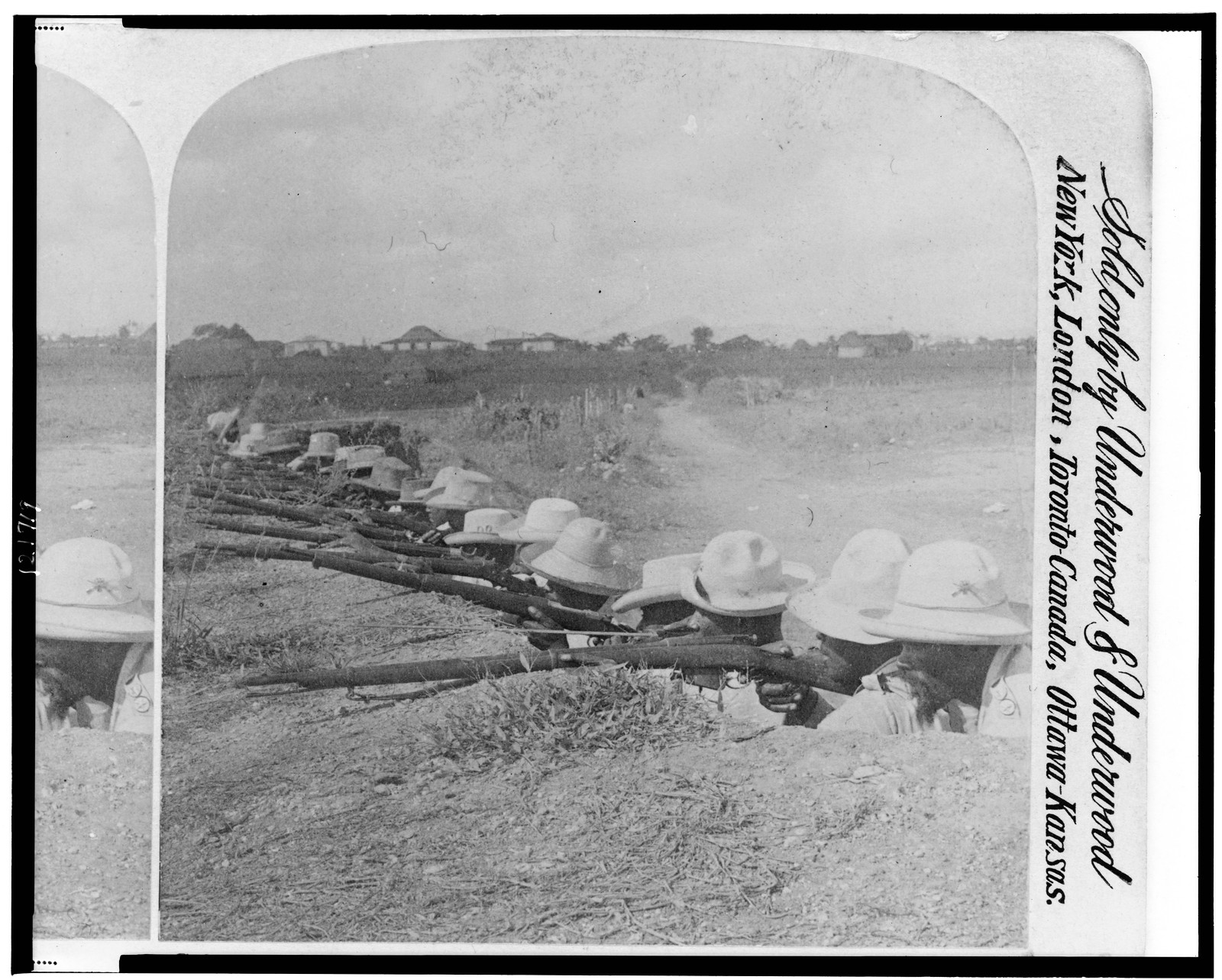 Cubans in their trenches - Awaiting the Spaniards - Pinar del Rio, Cuba, New York, N.Y. : Strohmeyer & Wyman, publishers, c1899. — historic photograph